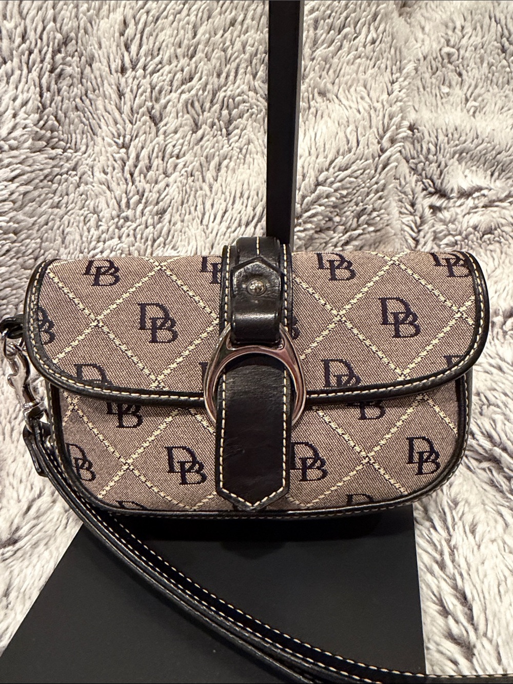 Dooney & Bourke Signature monogram wristlet